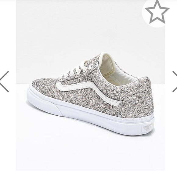 vans old skool glitter skate shoe